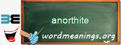 WordMeaning blackboard for anorthite